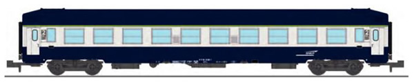 REE Modeles NW-196 - UIC SLEEPING CAR, High roof, arrow logo, Blue TEN color Era V